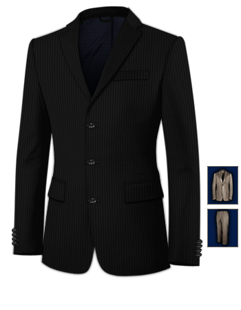 Costume D ét� with 3 Buttons, Single Breasted