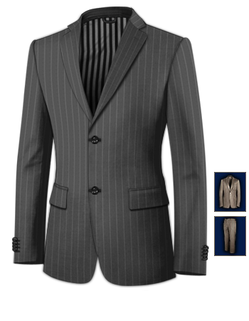 D�guisement Gangster with 2 Buttons, Single Breasted
