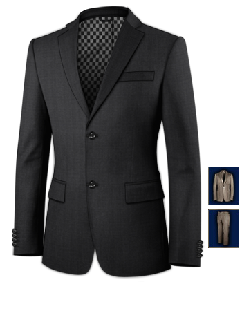 Costumes écru with 2 Buttons, Single Breasted