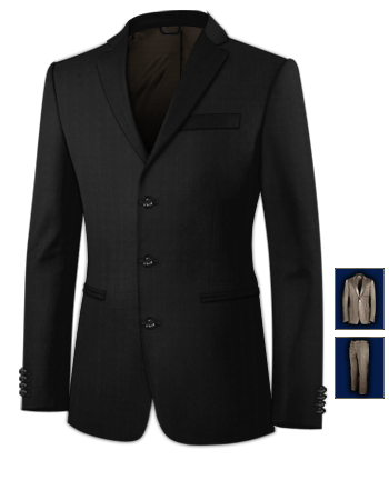 Costume Galles with 3 Buttons, Single Breasted
