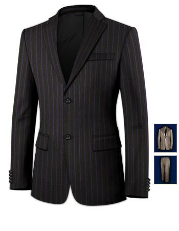 Costumes Tweed with 2 Buttons, Single Breasted