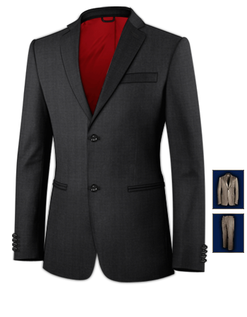 Modele De Costume with 2 Buttons, Single Breasted