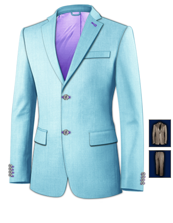 Costumes Noir Meilleur Prix with 2 Buttons, Single Breasted