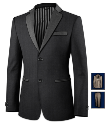 Costume Personnalis� with 2 Buttons, Single Breasted
