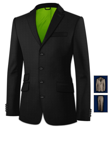 Costume Classique with 4 Buttons, Single Breasted