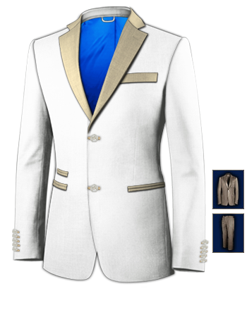 Costume Thailande with 2 Buttons, Single Breasted
