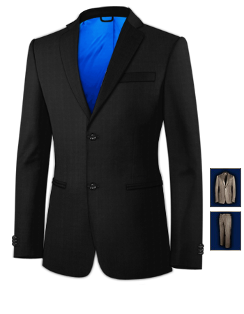 Costume Homme Couleur Champagne with 2 Buttons, Single Breasted